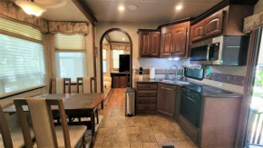 RV Cottage at River Ranch with Private Firepit and a Golf Cart Steps to Pool! 417